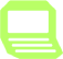 pictogramme vert pc portable 